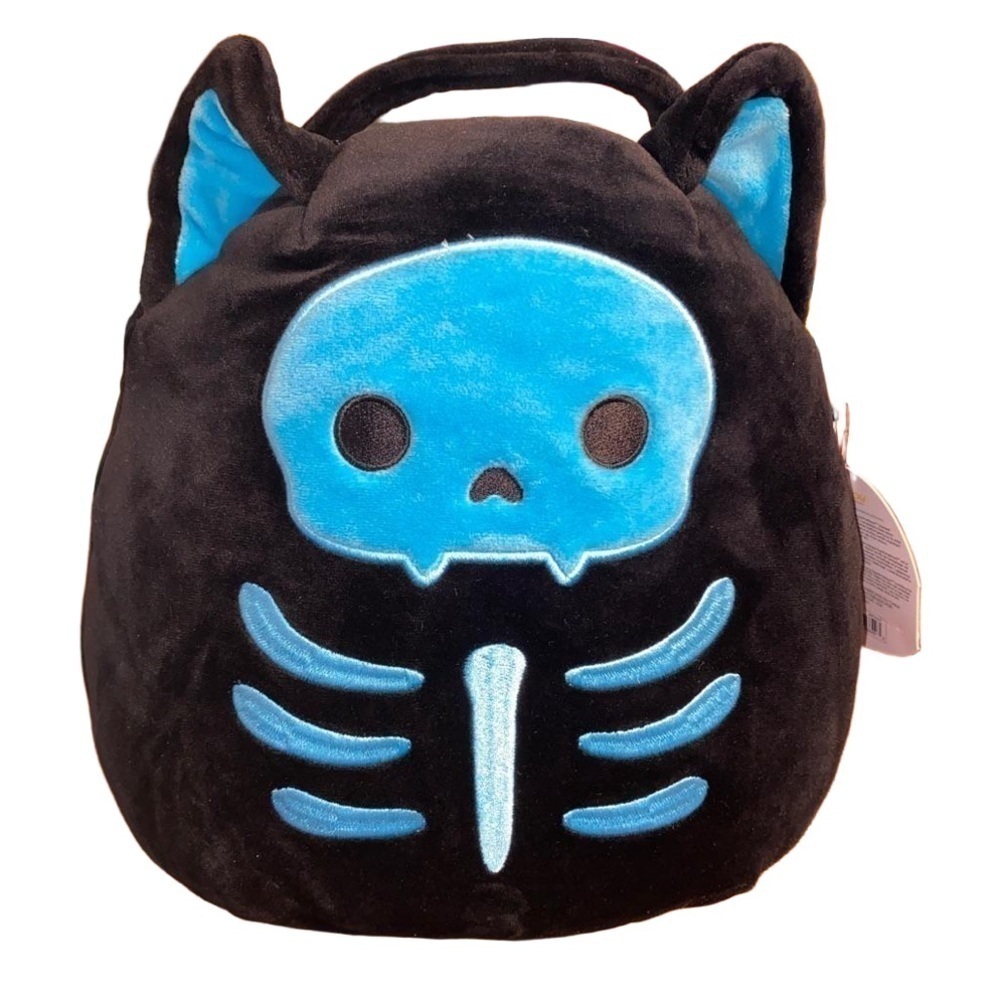 Squishmallows Stump Halloween Treat Pail Black & Blue
